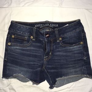 American Eagle shortie denim shorts